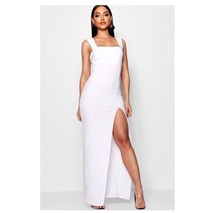 **NWOT** white maxi dress